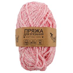Пряжа для в'язання плюшева Craft time 100 г, 60 м тон №А2