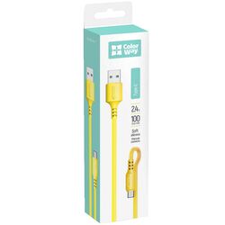 Кабель USB-Type-C ColorWay CBUC043 жовтий 1 м