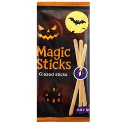 Соломка солодка глазурована Рома Magic sticks зі смаком білого шоколаду 60 г