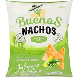Чипси кукурудзяні BUENOS NACHOS Халапеньйо, лайм 90 г