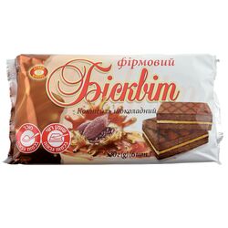 Бісквіт фірмовий БІСКВІТ-ШОКОЛАД Коктейль шоколад 330 г