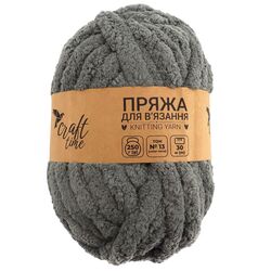 Пряжа для в'язання плюшева Craft time 250 г 30 м тон №13