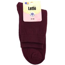 Шкарпетки жіночі махрові високі Lette однотонні р.23-25