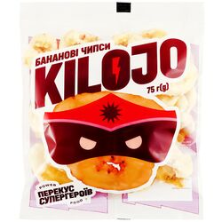 Чипси фруктові сушені KILOJO Бананові 75 г