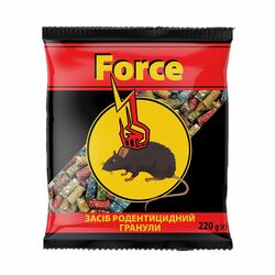 Засіб родентицидний від гризунів Force Гранули 220 г