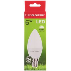 Лампа LED EUROELECTRIC CL-06144-(AV) 6 Вт E14 4000 K