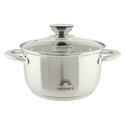 Каструля зі скляною кришкою Vincent 2,6 л