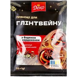 Прянощі для глінтвейну Деко з бодяном, кардамоном 15 г