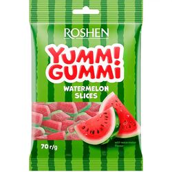 Цукерки желейні Yummi Gummi Watermelon Slices 70 г