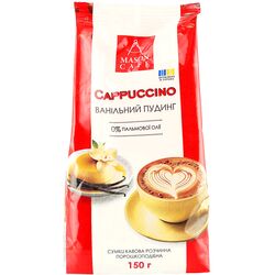Суміш кавова розчинна Mason Cafe Cappuccino Ванільний пудинг 150 г