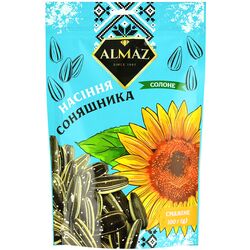 Насіння соняшника смажене смугасте ALMAZ солоне 100 г