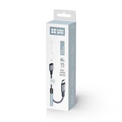 Перехідник для телефону USB-C-Lightning ColorWay CW-AD-CL 17,5 см