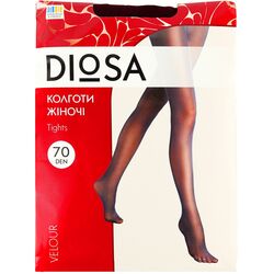 Колготи жіночі мікрофібра Diosa Velour бургунді 70 den в асортименті