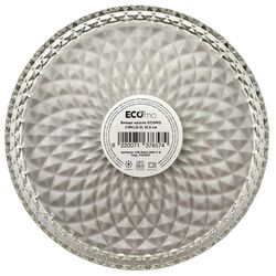 Блюдце скляне ECOMO CIRCLE-D прозоре d=15,5 см