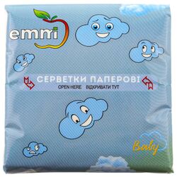 Серветки паперові Emmi Baby 2 шари 150 шт/уп.