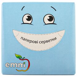 Серветки паперові Emmi Smile 2 шари 100 шт/уп.