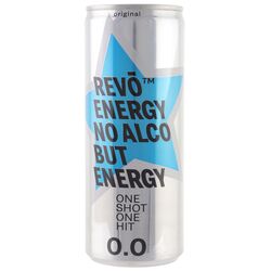 Напій енергетичний безалкогольний REVO Energy Оригінал ж/б 250 мл