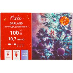 Гірлянда декоративна LED USB Mirko біла