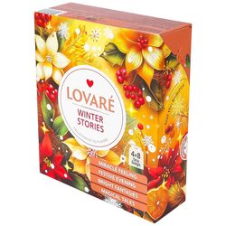 Чай чорний Lovare Winter Stories Асорті 2 г х 32 шт/пач