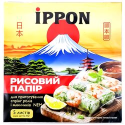 Папір рисовий для приготування спрінг ролів IPPON 5 листів