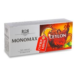 Чай чорний цейлонський МОNОМАХ 1,5 г х 25 шт/пач