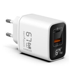 Адаптер для зарядки мережевий USB+TYPE-С