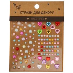 Стрази для декору клейкі фігурні Craft time