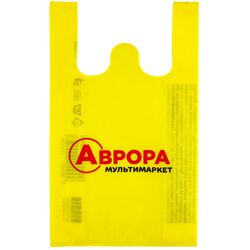 Пакет-майка для покупок зі спанбонду Аврора 25х42 см