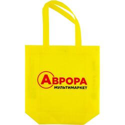 Екосумка для покупок зі спанбонду Аврора жовта 30х27х10 см