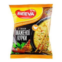 Вермішель швидкого приготування Reeva зі смаженої курки 60 г