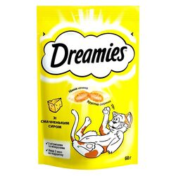 Ласощі для котів DREAMIES зі смаком сиру 60 г