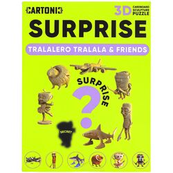 Конструктор картковий CARTONIC 3D-пазл Tralalero Tralala&Friends