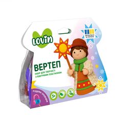 Набір пластиліну для ліплення повітряного Lovin Вертеп 8 стіків