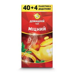 Чай чорний байховий купажний Домашній Міцний 2г х 44 шт/пач
