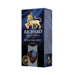 Чай чорний байховий Richard Earl Grey ароматизований 2 г х 25 шт/пачка			