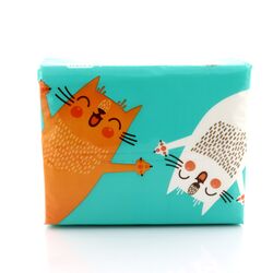 Серветки паперові косметичні Silken Cats mini двошарові 200 шт