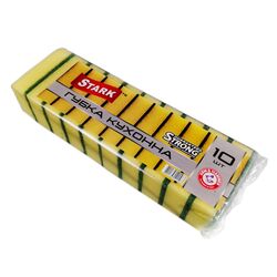 Набір губок кухонних Stark Guaranteed strong 10 штук