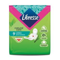 Прокладки гігієнічні Libresse Natural Care Long 9 шт/пач