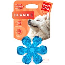 Іграшка для собак Waudog Fun Durable Дихаючий м'яч блакитний d=7 см