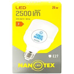 Лампа LED NANOTEX А80 24Вт Е27 6500К 220В