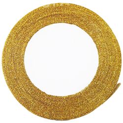 Стрічка для рукоділля з люрексом Craft time золота/срібляста 0,005х23 м