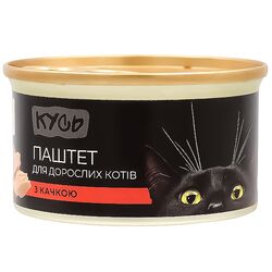 Паштет для дорослих котів консервований Кусь з качкою 85 г