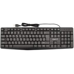 Клавіатура дротова HAVIT KB206 USB чорна