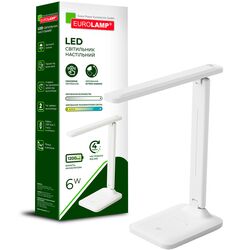 Світильник настільний LED акумуляторний EUROLAMP Type-C 1200 мАh білий 6 Вт