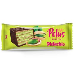 Торт вафельний глазурований POLUS з фісташкою 50 г