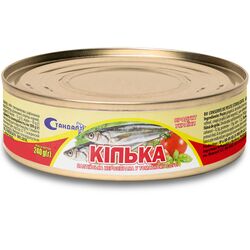 Консерви Кілька балтійська у томатному соусі Стандарт ж/б 240 г