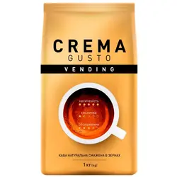 Кава натуральна смажена в зернах Ambassador Vending Crema Gusto 1 кг