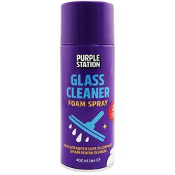 Піна для миття скла та дзеркал Purple Station спрей 400 мл