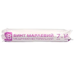 Бинт марлевий медичний нестерильний 2B 7 м х 14 см