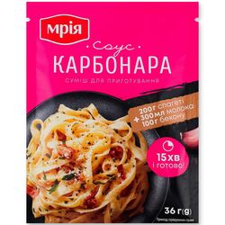 Суміш суха для приготування соусу карбонара Мрія 36 г